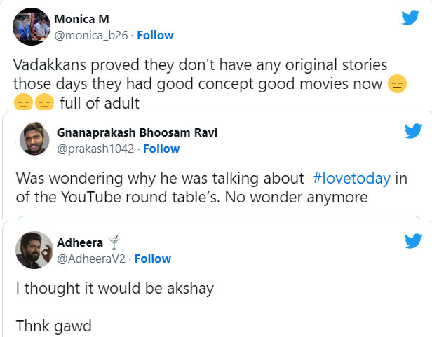 love today movie to be hindhi remake hero information leaked on internet