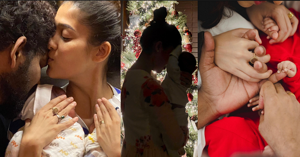 vignesh shivan posts photos of nayanthara with babies in hand