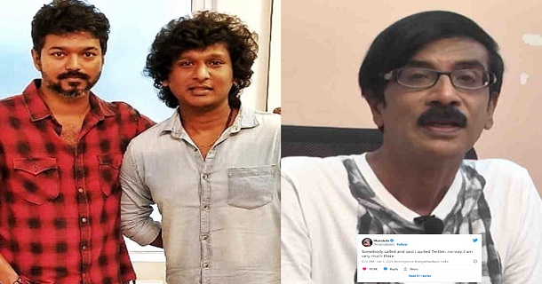rumours spreading manobala quitted twitter his reply getting viral