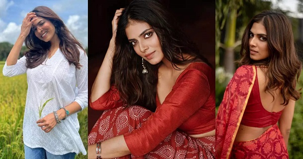 malavika mohanan latest hot photos in saree getting viral on social media