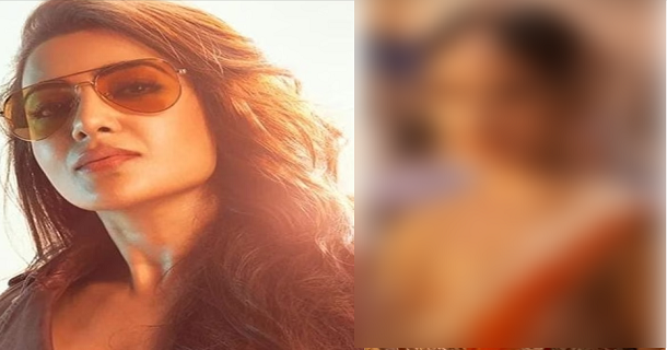 samantha wears 30kg weigh saree for shakuntalam movie shoot