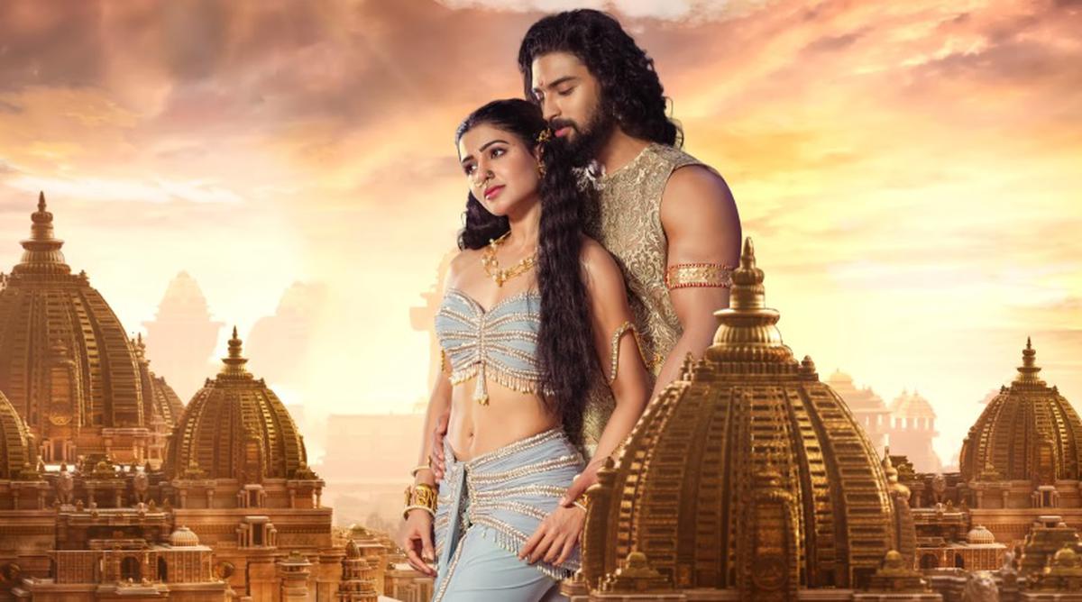 samantha wears 30kg weigh saree for shakuntalam movie shoot