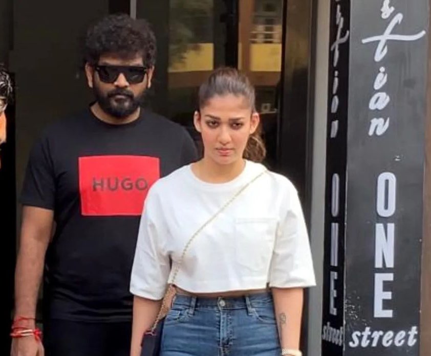 nayanthara and vignesh shivan spotted in mumbai photos getting viral