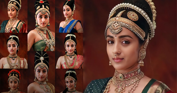 trisha various get up for ponniyin selvan kundavai role and first update video release