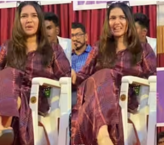 anikha surendran attitude in college function roasted by netizens