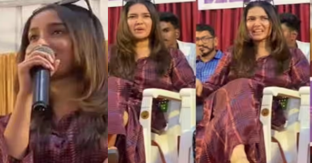 anikha surendran attitude in college function roasted by netizens