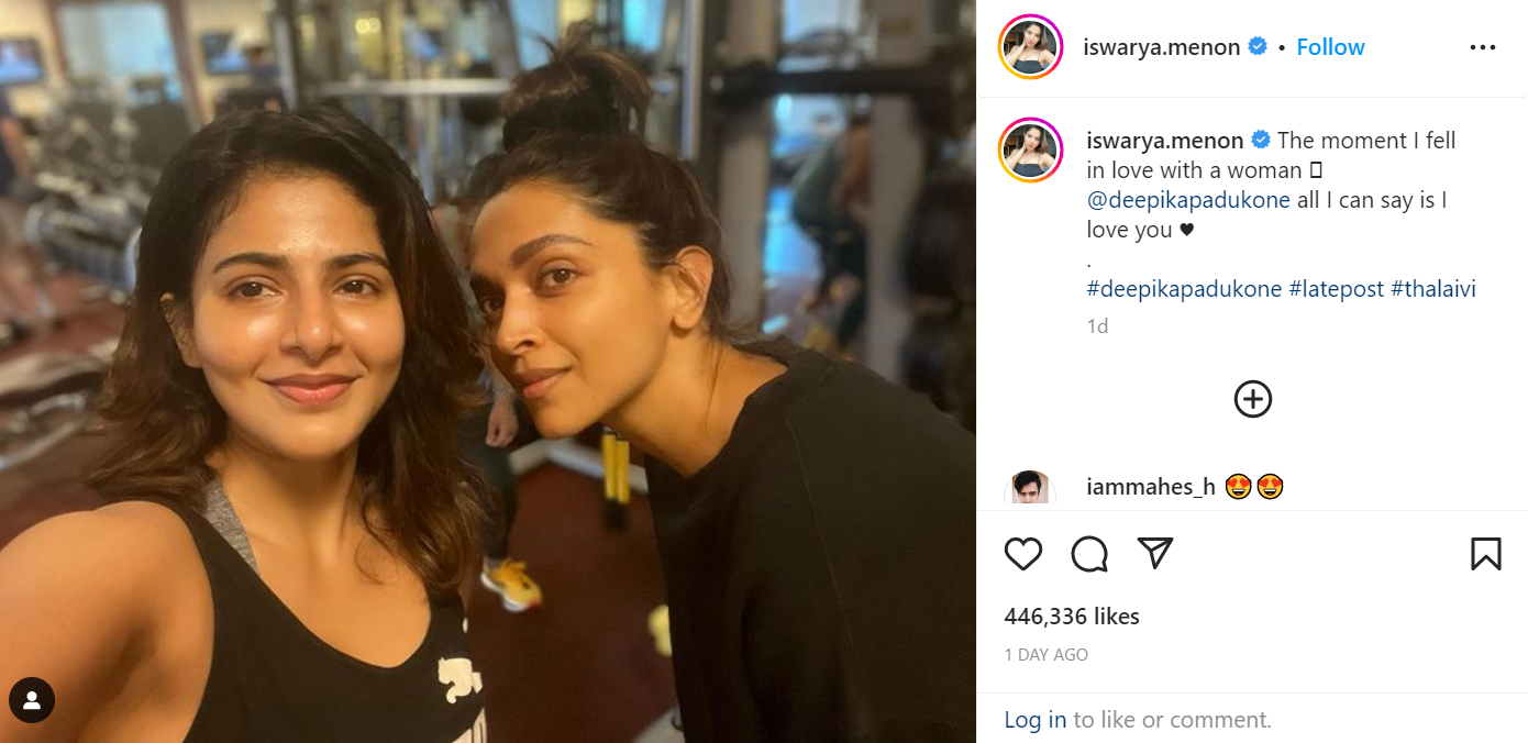 popular tamil actress posted bollywood actress photo and caption getting viral