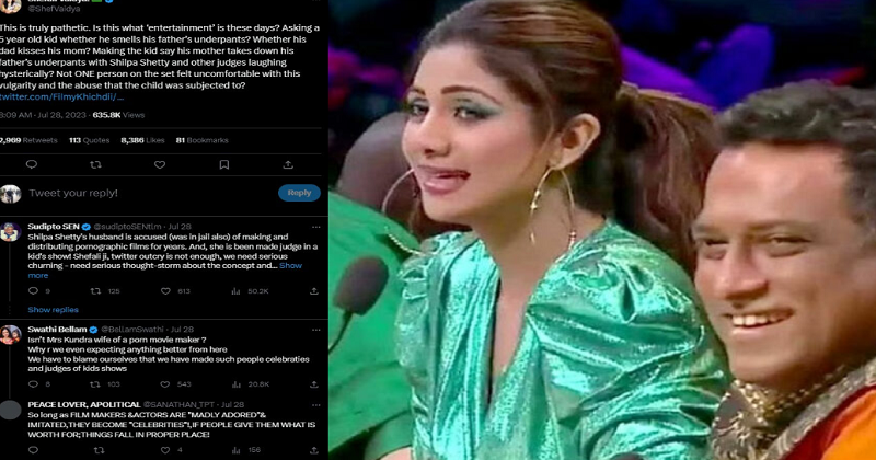 ncpcr sends notice to shilpa shetty condemning her talk in reality show